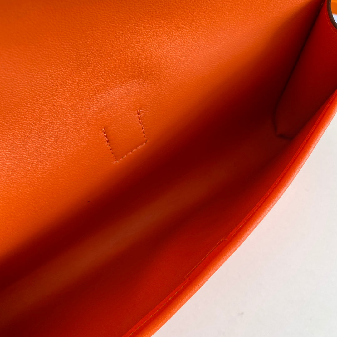 HM Jige 29 Orange Swift Calfskin 229027