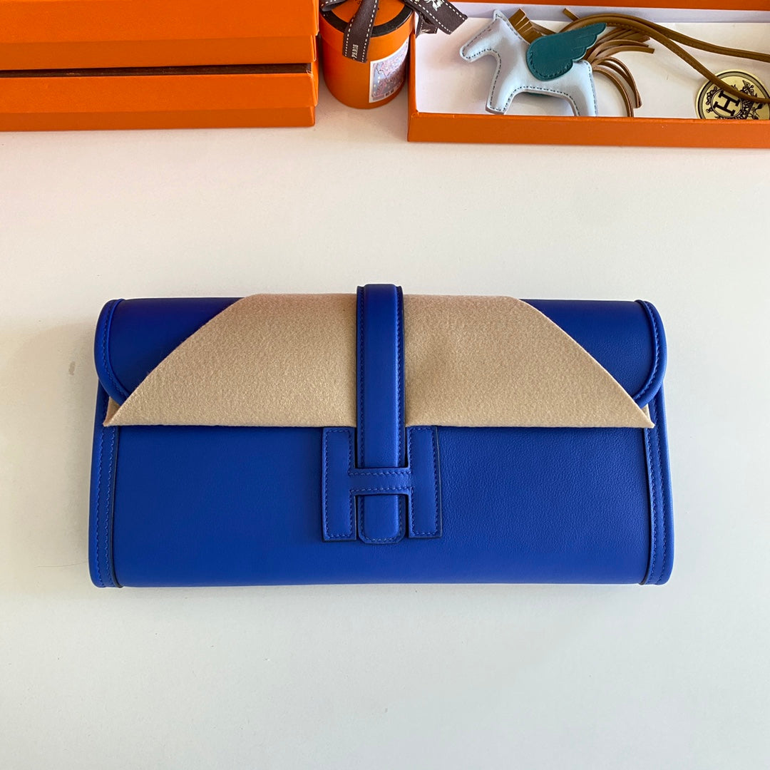 HM Jige 29 Cobalt Blue Swift Calfskin 229026