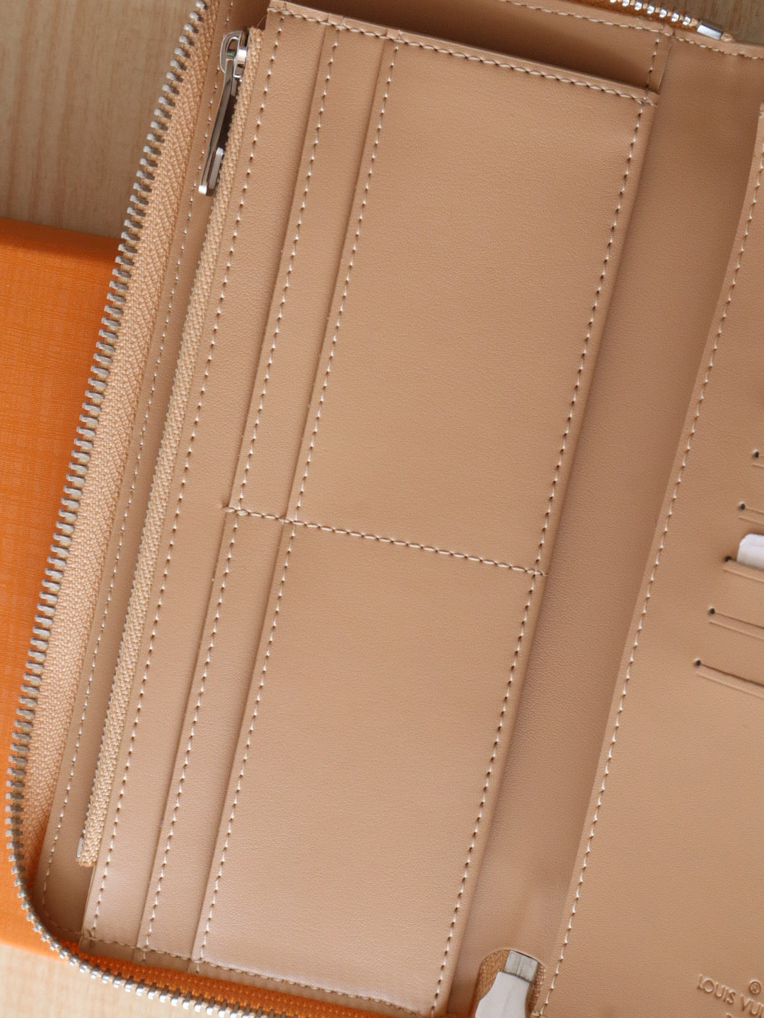 LV Zippy Wallet Vertical Monogram Grained Taurillon Cowhide