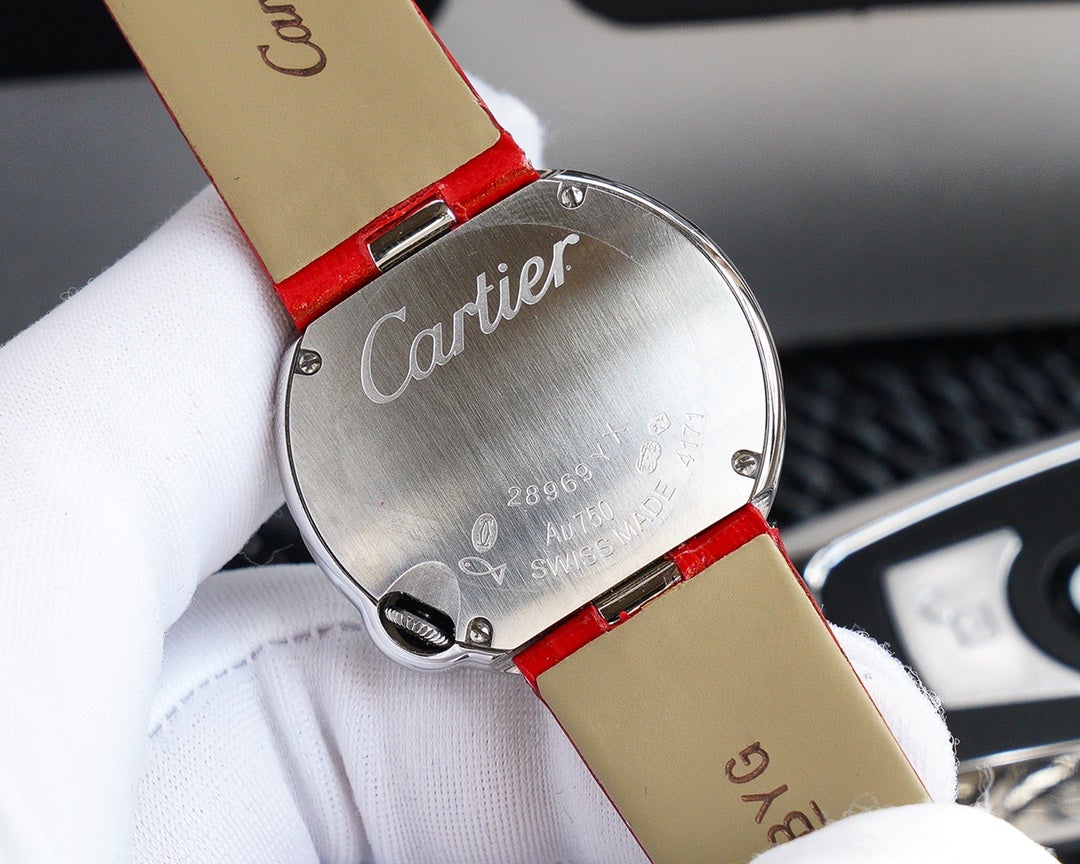 BALLON BLANC 33MM AUTOMATIC STEEL CASE ARABIC NUMERALS