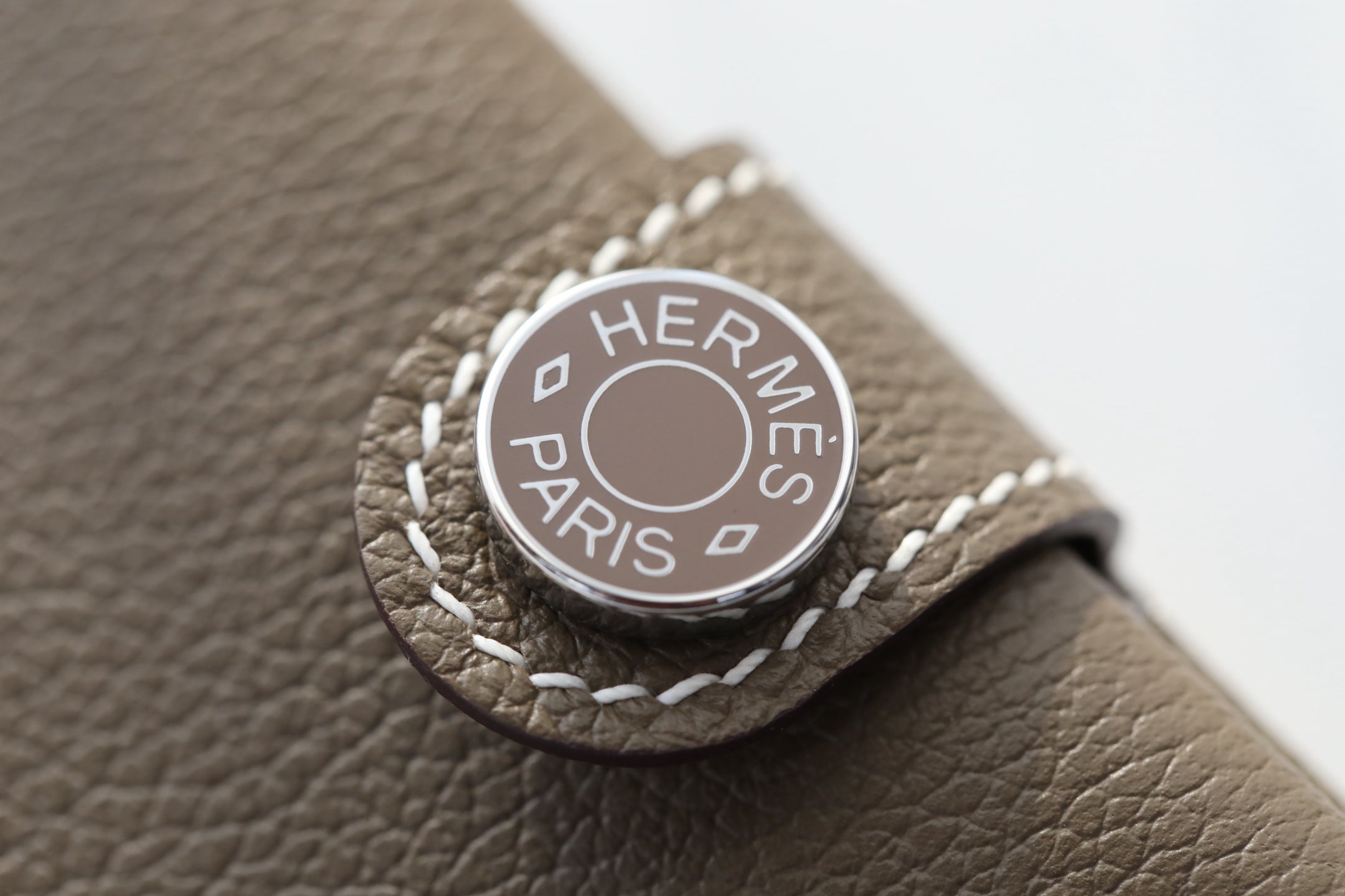 HM R.M.SCard Holder Taupe Togo Leather 284485